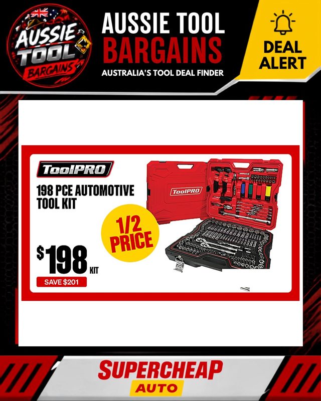 ToolPRO 198 Pce Automotive Tool Kit